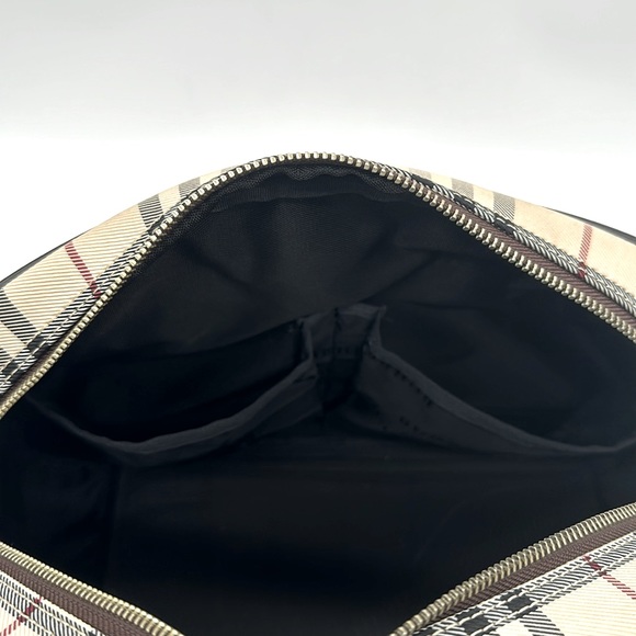 BURBERRY Classic Beige Nova Check Dome Bowler Bag - Picture 10 of 15